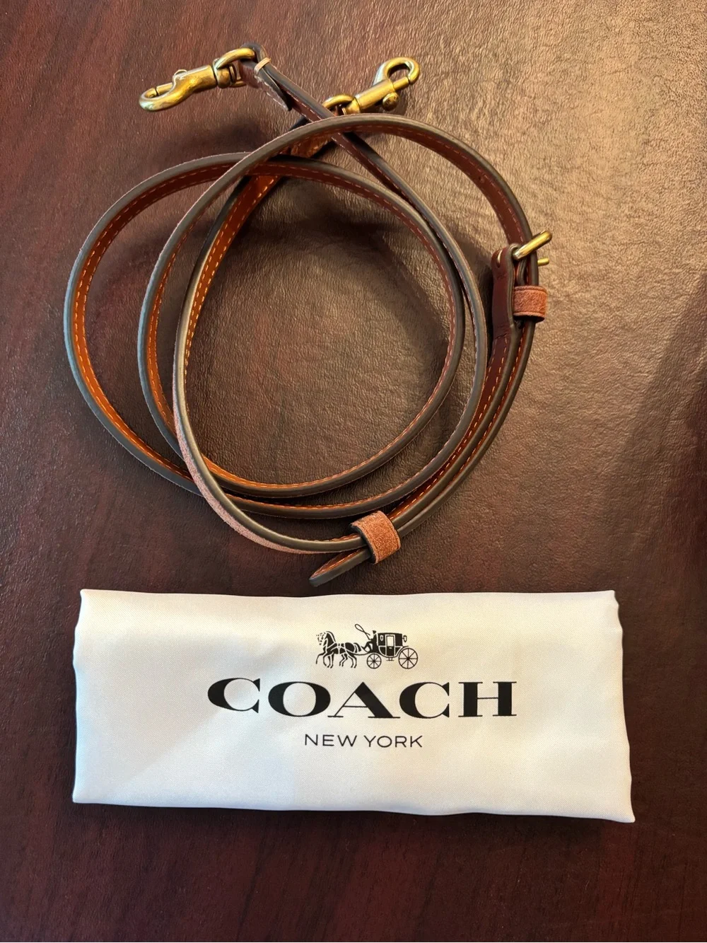 NWT Coach Suede Jet Bag Chestnut Brown Shoulder Bag Brass Hardware